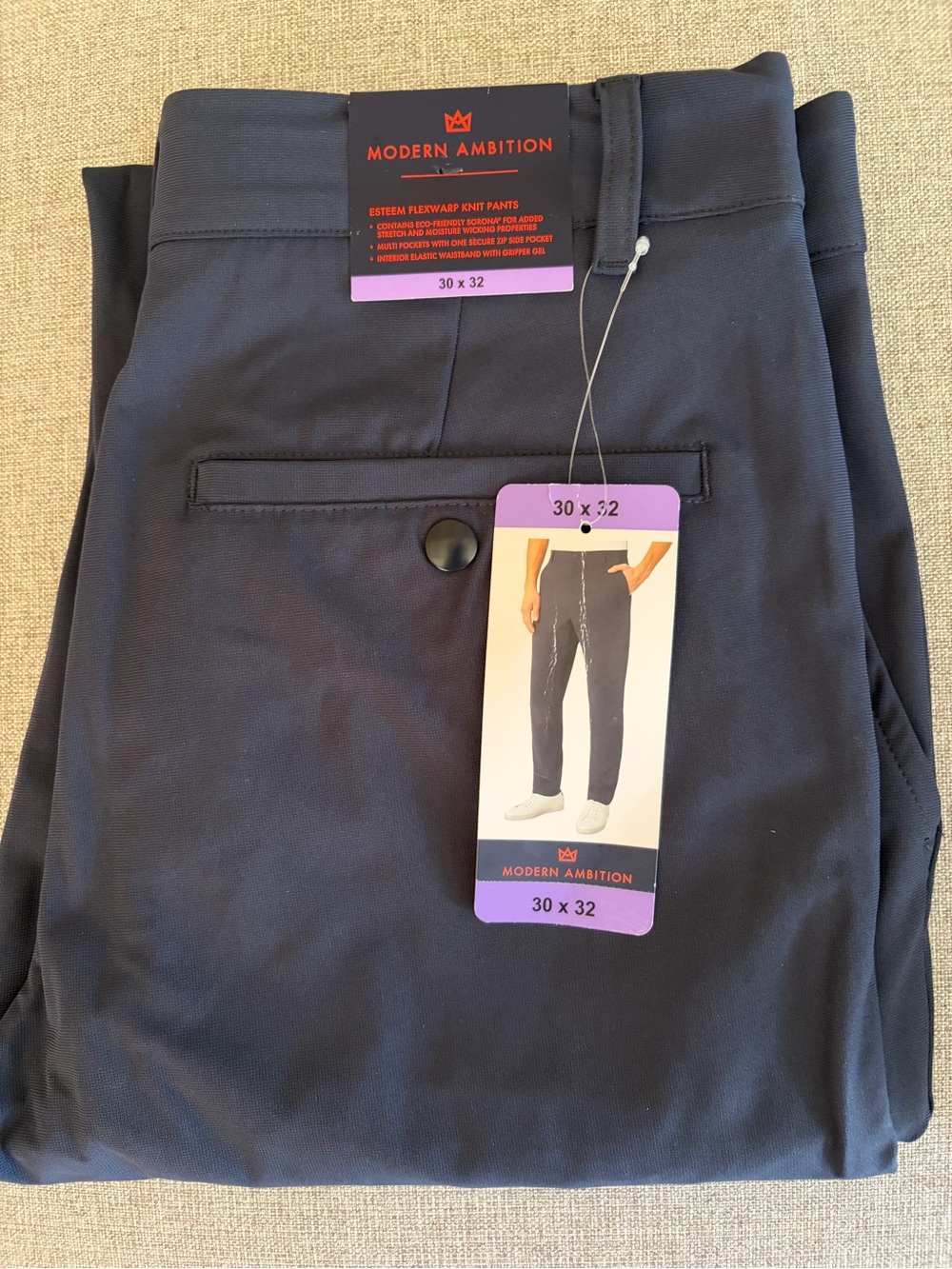 Men's Pants - 30 x 32 True Navy